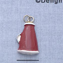 7173 - Megaphone Maroon - Resin Charm (12 per package)