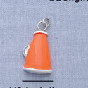 7181 - Megaphone Orange - Resin Charm (12 per package)