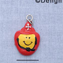 7192 - Smiley Face Fireman - Resin Charm (12 per package)