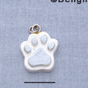 7193 - Paw Silver - Resin Charm (12 per package)