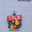 7213 - Sold Sign - Resin Charm (12 per package)