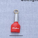 7220 - Nail Polish Red - Resin Charm (12 per package)