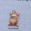 7227 - Bag Of Oats - Resin Charm (12 per package)