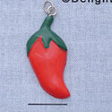 7259 tlf - Jalapeno Red - Resin Charm (Left & Right) (12 per package)