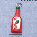 7260 - Hot Sauce Bottle - Resin Charm (12 per package)