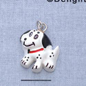 7273 - Dog Dalmatian Red - Resin Charm (12 per package)