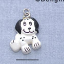 7274 - Dog Dalmatian Stand - Resin Charm (12 per package)