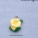 7291 - Flower Yellow Pastel - Resin Charm (12 per package)