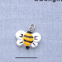 7294 tlf - Bee Front Yellow - Resin Charm (12 per package)