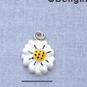 7298 - Flower Daisy - Resin Charm (12 per package)