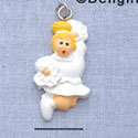 7310 - Cheerleader White - Resin Charm (12 per package)