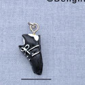 7349 - Sneaker Black - Resin Charm (12 per package)