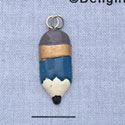 7357 - Pencil Blue - Resin Charm (12 per package)