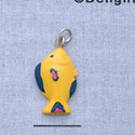 7380 - Fish Yellow - Resin Charm (12 per package)