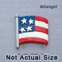 7387 - USA Flag - Resin Charm Holder (12 per package)