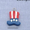 7388 - Uncle Sam Hat USA Resin - Resin Charm (12 per package)