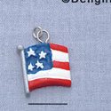 7390 tlf - Flag USA - Resin Charm (12 per package)