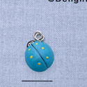 7400 - Ladybug Blue - Resin Charm (12 per package)