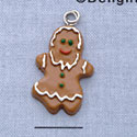 7420 - Gingerbread Girl - Resin Charm (12 per package)