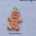 7423 tlf - Gingerbread Boy - Resin Charm (12 per package)