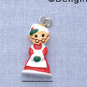 7431 - Mrs. Claus - Resin Charm (12 per package)