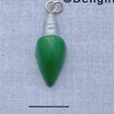 7434 - Light Silver Green - Resin Charm (12 per package)