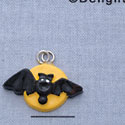 7468 - Bat Moon Mini - Resin Charm (12 per package)