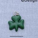 7486 tlf - Shamrock - Resin Charm (12 per package)