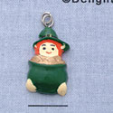 7490 - Leprechaun Pot Gold - Resin Charm (12 per package)