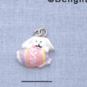 7503 - Bunny Egg - Resin Charm (12 per package)