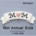 7547 - Banner Mom Pink - Resin Charm Holder (12 per package)