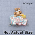 7560 - Baby Collage Multi - Resin Charm Holder (12 per package)