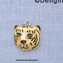 7618 - Tiger Face - Resin Charm (12 per package)