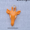 7619 - Giraffe Face - Resin Charm (12 per package)