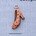 7640* - Shoe Pump Animal Print - Resin Charm (12 per package)