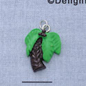 7669* tlf - Palm Tree Bright - Resin Charm (Left & Right) (12 per package)