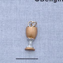 7693 - Wine Chalice Gold - Resin Charm (12 per package)