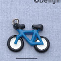 7712 - Bicycle Bright Blue - Resin Charm (12 per package)