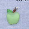 7739 tlf - Translucent Green Apple - Resin Charm  (12 per package)