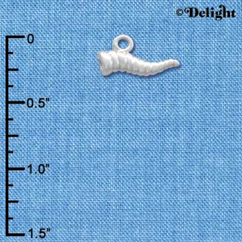 C1240* - Horn Ram Silver Charm (6 charms per package)