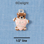 C1532 - Bear Brown Heart Pink 