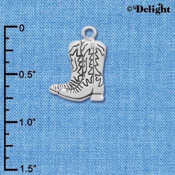 C1721* - Boot Pair Silver Charm (6 charms per package)