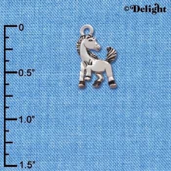 C2204* - Mascot - Mustang - Small Charm (Left & Right) (6 charms per package)