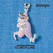 C2225* - Clown - Pastel Charm (Left & Right)  (6 charms per package)