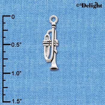 C2508 - Trombone - Silver Charm (6 charms per package)