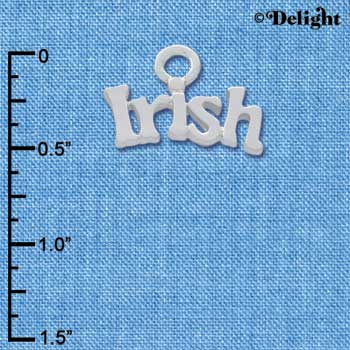 C2649 - Irish - Pendant with bail - Silver Charm