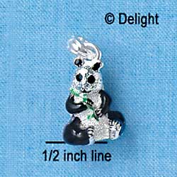 C2711 - Panda - 3-D - Silver Charm