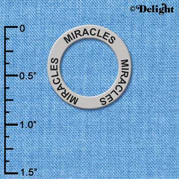 C3198 - Miracles - Affirmation Message Ring