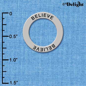 C3226 - Believe - Affirmation Message Ring