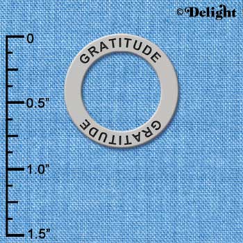 C3233 - Gratitude - Affirmation Message Ring